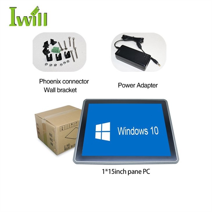 15 Inch Fanless Resistance Touch Panel