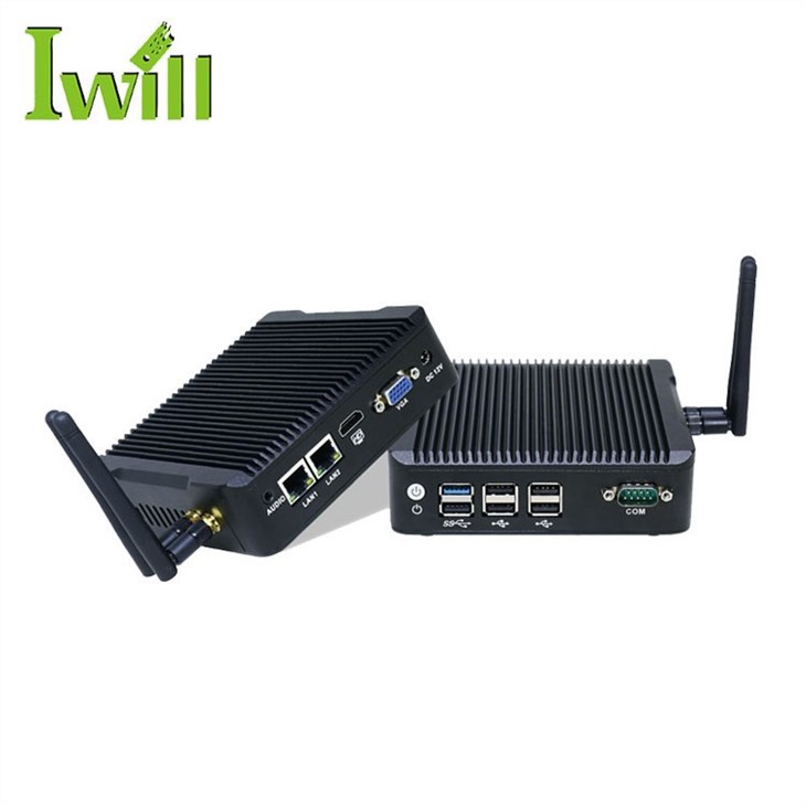 X86 Mini Computer J1900 CPU Fanless PC
